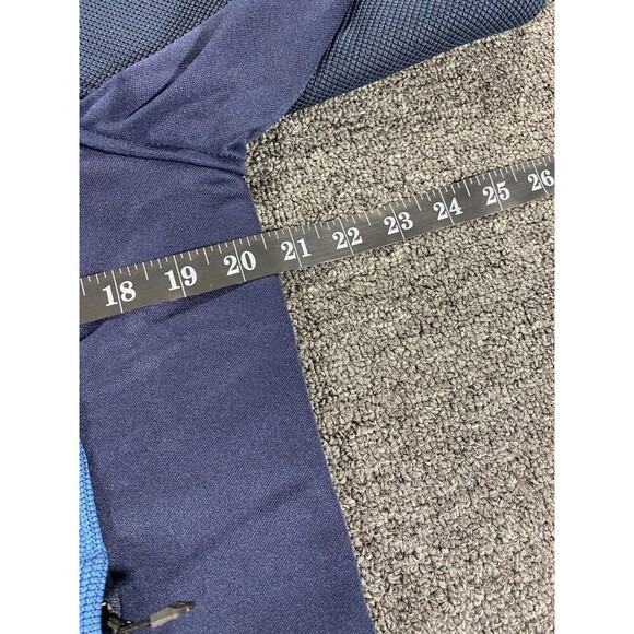 Spyder Jacket Mens Medium Blue Full Zip Long Sleeve Sweater Coat Marlin Fleece - Picture 4 of 16